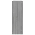 Armoire à miroir de salle de bain Sonoma gris 62,5x20,5x64 cm