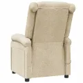 Fauteuil de massage Crème Tissu