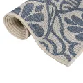 Tapis à tissage plat d'extérieur 120x170 cm Motif bleu