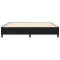 Cadre de lit sans matelas noir 200x200 cm tissu