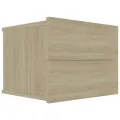 Table de chevet chêne sonoma 40x30x30 cm Bois d'ingénierie