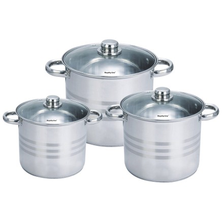 Cookware Royalty Line SP4 Steel 6 Pieces