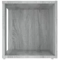 Table d'appoint Sonoma gris 33x33x34,5 cm Bois d'ingénierie