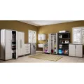 Keter Armoire de rangement basse Excellence Beige et taupe 97 cm