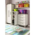 Keter Armoire de rangement basse Excellence Beige et taupe 97 cm