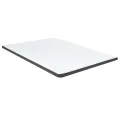 cadre de lit Gris foncé Tissu 140x200 cm