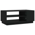 Table basse noir 102x55x43 cm bois d'ingénierie
