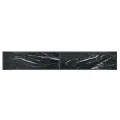 Table console Noir 220x35x75,5 cm Verre trempé