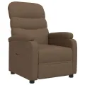 Fauteuil inclinable Marron Tissu