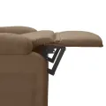 Fauteuil inclinable Marron Tissu