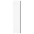 Armoire à miroir de salle de bain 60x15x75cm MDF Blanc brillant