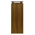 Table console Chêne marron 102x30x80 cm Bois d'ingénierie