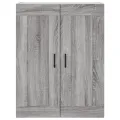 Armoire murale sonoma gris 69,5x34x90 cm bois d'ingénierie
