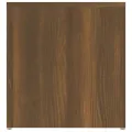 Table d'appoint Chêne marron 59x36x38 cm Bois d'ingénierie