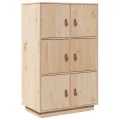 Buffet haut 67x40x108,5 cm Bois massif de pin