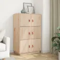 Buffet haut 67x40x108,5 cm Bois massif de pin