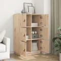 Buffet haut 67x40x108,5 cm Bois massif de pin