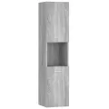 Armoire de bain Sonoma gris 30x30x130 cm Bois d'ingénierie