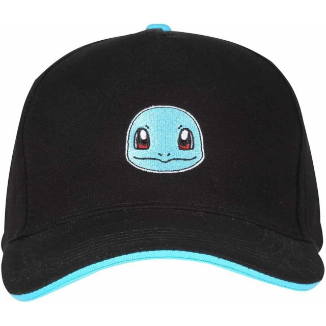Gorra Unisex Pokémon Squirtle Badge Negro Talla única 58 cm