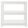 Table console Blanc 80x40x74 cm Bois massif de pin
