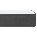 cadre de lit Gris foncé Tissu 200x200 cm