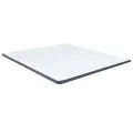 cadre de lit Gris foncé Tissu 200x200 cm