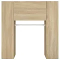 Armoires de couloir 2 pcs chêne sonoma bois d'ingénierie