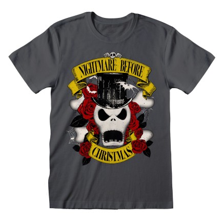 T-Shirt met Korte Mouwen The Nightmare Before Christmas Top Hat Jack G