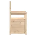 Banc 112,5x51,5x96,5 cm Bois de pin massif