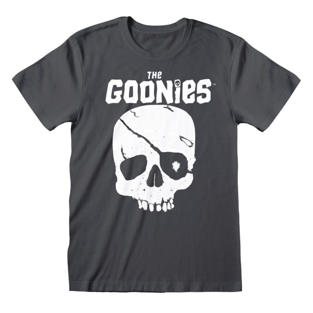 Maglia a Maniche Corte The Goonies Skull and Logo Grafite
