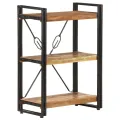 Bibliothèque à 3 niveaux 60x30x80cm Bois de récupération massif