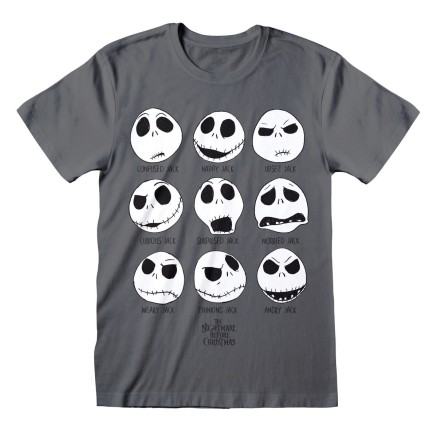 Uniseks T-Shirt met Korte Mouwen The Nightmare Before Christmas Many F