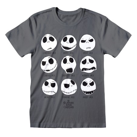 Uniseks T-Shirt met Korte Mouwen The Nightmare Before Christmas Many F