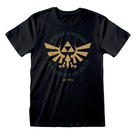 Unisex Short Sleeve T-Shirt The Legend of Zelda Hyrule Kingdom Crest B