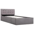 Cadre de lit à rangement hydraulique sans matelas 100x200 cm