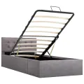 Cadre de lit à rangement hydraulique sans matelas 100x200 cm