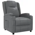 Fauteuil inclinable Anthracite Similicuir