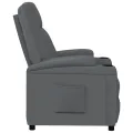 Fauteuil inclinable Anthracite Similicuir