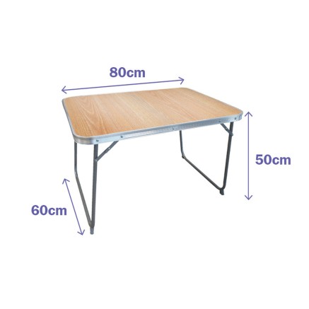 Marbueno Klaptafel Staal D16 Divers Camping en Strand 80X60X50 cm 1002 2