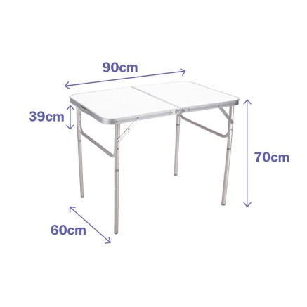 Folding Table Marbueno 90 x 39/70 x 60 cm Multicolour 2