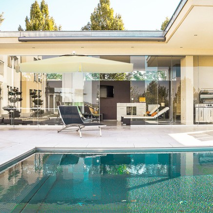 Sunshade Marbueno White Polyester Aluminium Ø 270 cm 2