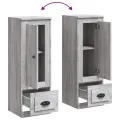 Buffet haut sonoma gris 36x35,5x103,5 cm bois d'ingénierie