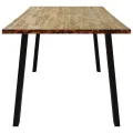 Table à manger 150x90x75 cm bois d'acacia solide