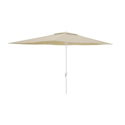 Marbueno Parasol Staal 6 Ribben D200x300 cm Polyester Beige Tuin, Zwem