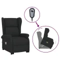 Fauteuil de massage Noir Tissu