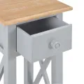 Table d'appoint Gris 27 x 27 x 65,5 cm Bois