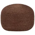 Pouf fait à la main Marron 40 x 45 cm Jute