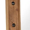Miroir Bois d'acacia massif 50 x 50 cm
