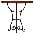 Table de salle à manger Bois acacia avec finition miel 80x76 cm
