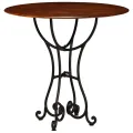 Table de salle à manger Bois acacia avec finition miel 80x76 cm